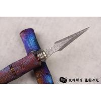 钛合金大马士革茶剑