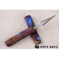 钛合金大马士革茶剑