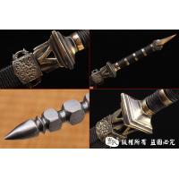 手工传统方节鞭（鞭）-百炼钢精品