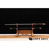 手工传统方节鞭（鞭）-百炼钢精品