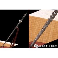 手工传统方节鞭（鞭）-百炼钢精品