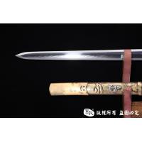 手工经典公卿剑 -大马士革孔雀纹