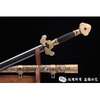 手工经典公卿剑 -大马士革孔雀纹