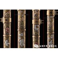 手工经典公卿剑 -大马士革孔雀纹