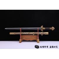 手工经典公卿剑 -大马士革孔雀纹