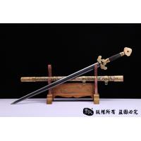 手工经典公卿剑 -大马士革孔雀纹