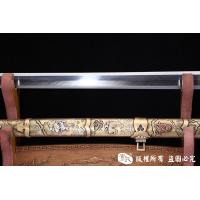 手工经典公卿剑 -大马士革孔雀纹