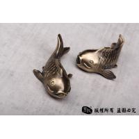 鲤鱼一对-黄铜实心打造