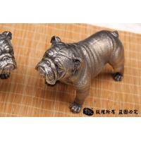 非常萌的斗牛犬-全铜实心制作