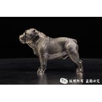 非常萌的斗牛犬-全铜实心制作