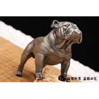 非常萌的斗牛犬-全铜实心制作