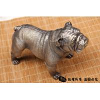 非常萌的斗牛犬-全铜实心制作