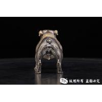 非常萌的斗牛犬-全铜实心制作