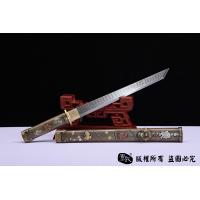 手工大马士革短唐刀 查长伟作品