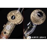 全手工雕刻八仙剑 查长伟作品