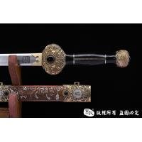 全手工雕刻八仙剑 查长伟作品