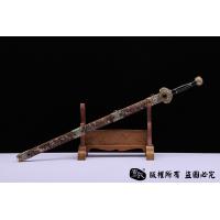 全手工雕刻八仙剑 查长伟作品