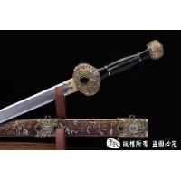 全手工雕刻八仙剑 查长伟作品