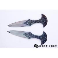 财源广进 手工雕刻茶剑
