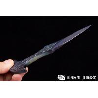 财源广进 手工雕刻茶剑