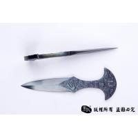 财源广进 手工雕刻茶剑