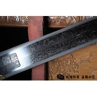 陨铁全手工雕刻八仙剑 査长伟作品