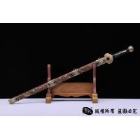 陨铁全手工雕刻八仙剑 査长伟作品