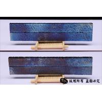 钛合金手工雕刻小镇纸