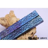 钛合金手工雕刻小镇纸