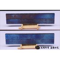 钛合金手工雕刻小镇纸