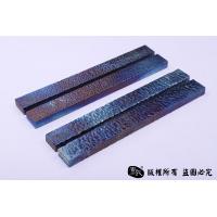 钛合金手工雕刻小镇纸