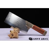 唐草大马士革夹钢菜刀