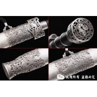 传家之宝陨铁剑-陨铁山水纹-陨铁剑，玄铁剑，陨石宝剑