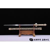 精细镂空唐草唐剑-乾坤纹