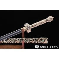 精细镂空唐草唐剑-乾坤纹