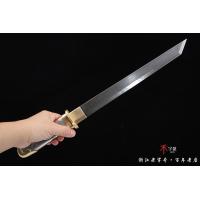 大马士革鱼骨纹虎威短唐刀