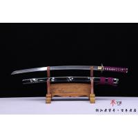 君子花纹钢武士刀