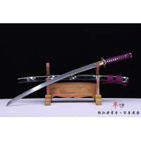 君子花纹钢武士刀