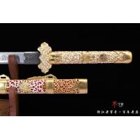 纯陨铁唐剑-罕见陨石维斯台登纹-现货- 天铁纯结构 玄铁