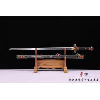 景泰蓝毛铁夹钢宝剑