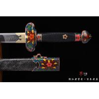景泰蓝毛铁夹钢宝剑