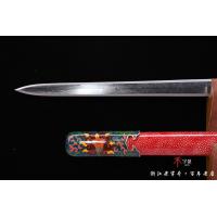 古法夹钢景泰蓝剑