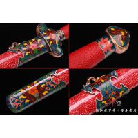 古法夹钢景泰蓝剑