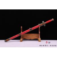 古法夹钢景泰蓝剑