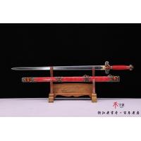 古法夹钢景泰蓝剑