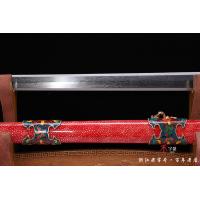 古法夹钢景泰蓝剑