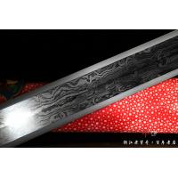 古法夹钢景泰蓝剑