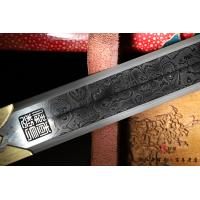 古法夹钢景泰蓝剑