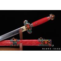 古法夹钢景泰蓝剑