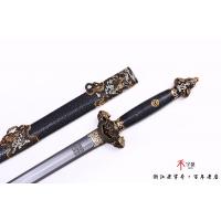 龙吟青霜清剑-天目纹